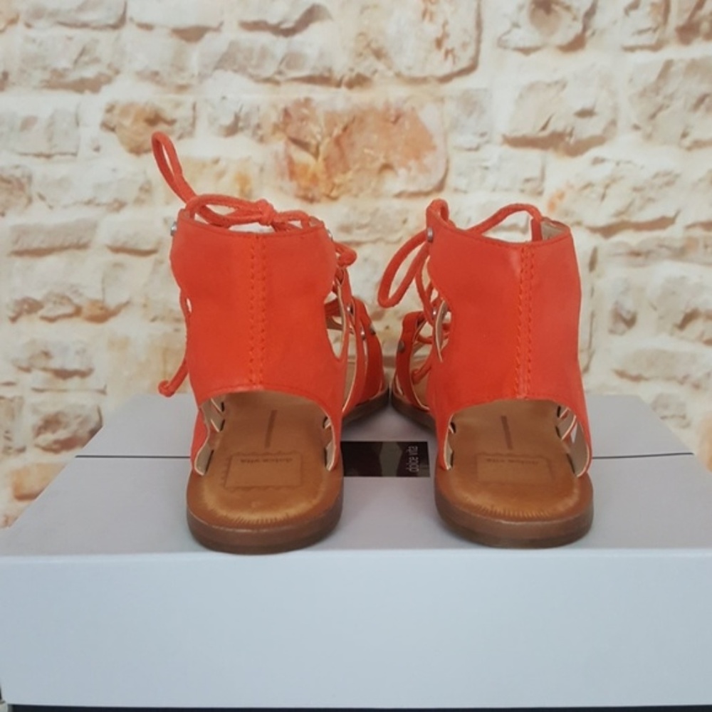 New Dolce Vita Leather Jasmyn Gladiator Sandals - Picture 5 of 6